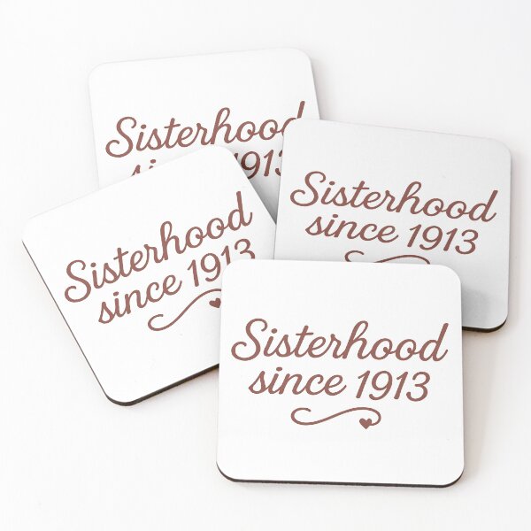 Item preview, Sisterhood Since 1913 Script Sticker | Delta Sigma Theta designed and sold by summer-loving.