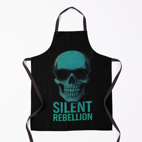 Item preview, Silent Rebellion Skull | Evokes mystery and a quiet defiance-cool and cryptic designed and sold by Qudkin.