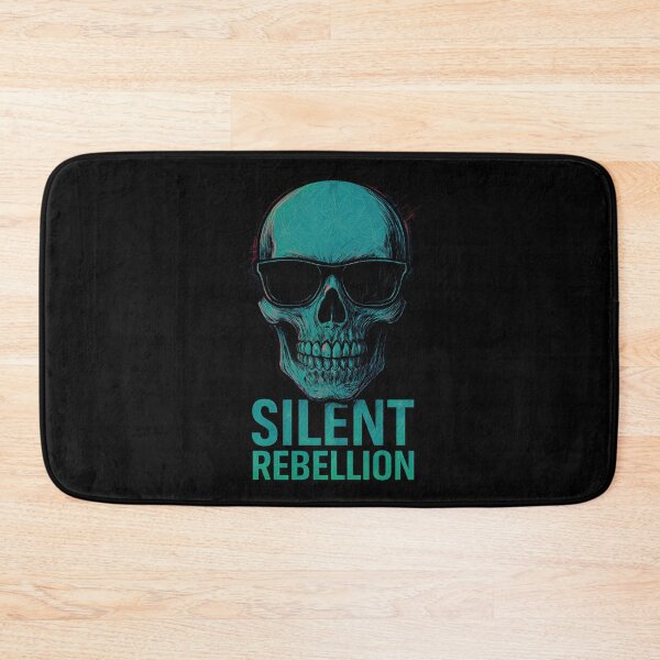 Item preview, Silent Rebellion Skull | Evokes mystery and a quiet defiance-cool and cryptic designed and sold by Qudkin.