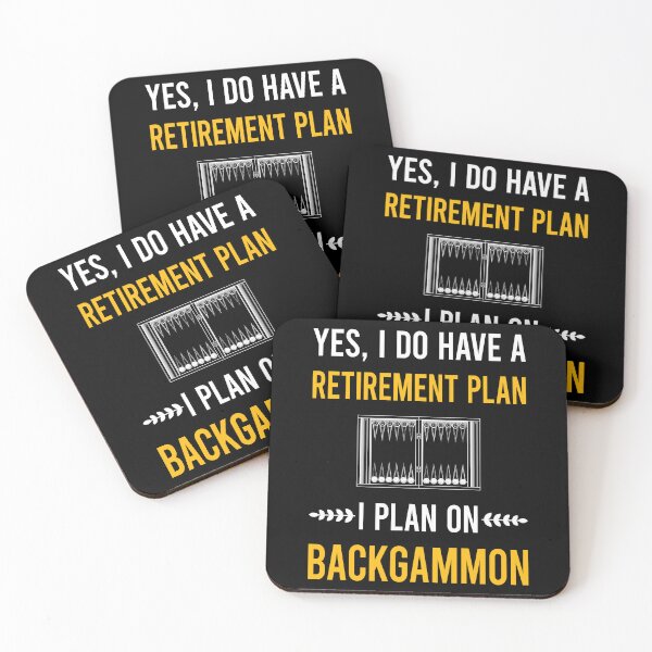 Item preview, Retirement Plan Backgammon designed and sold by kerry8d7dlaurie.