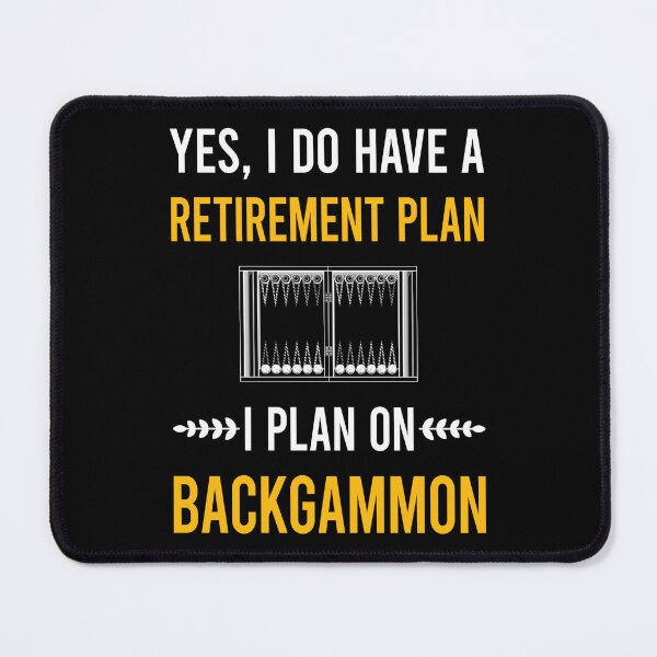 Item preview, Retirement Plan Backgammon designed and sold by kerry8d7dlaurie.