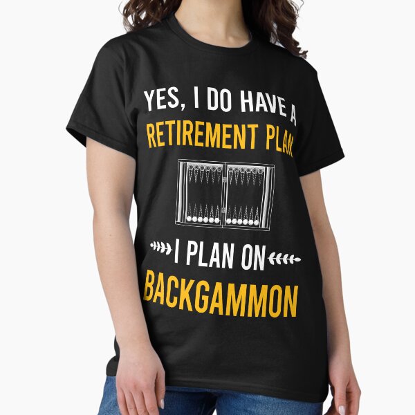 Item preview, Retirement Plan Backgammon designed and sold by kerry8d7dlaurie.