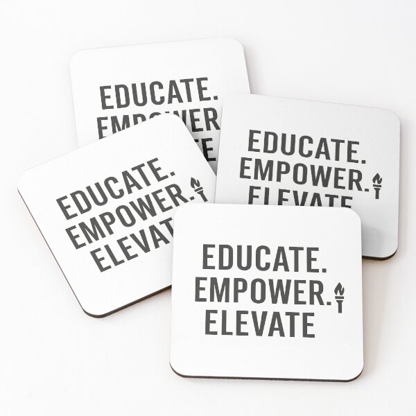 Item preview, Educate Empower Elevate | Delta Sigma Theta Torch Sticker designed and sold by summer-loving.