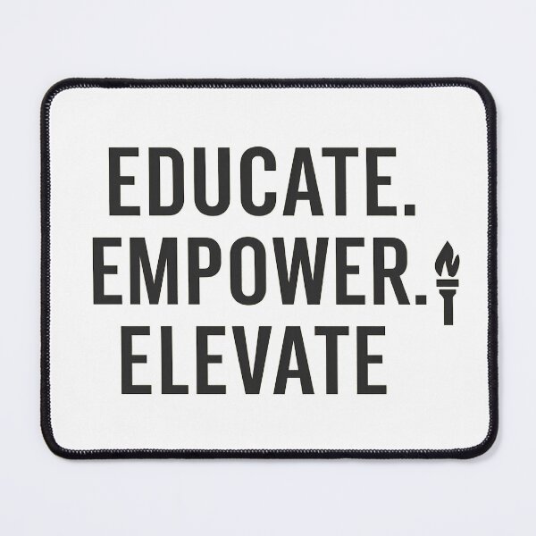 Item preview, Educate Empower Elevate | Delta Sigma Theta Torch Sticker designed and sold by summer-loving.