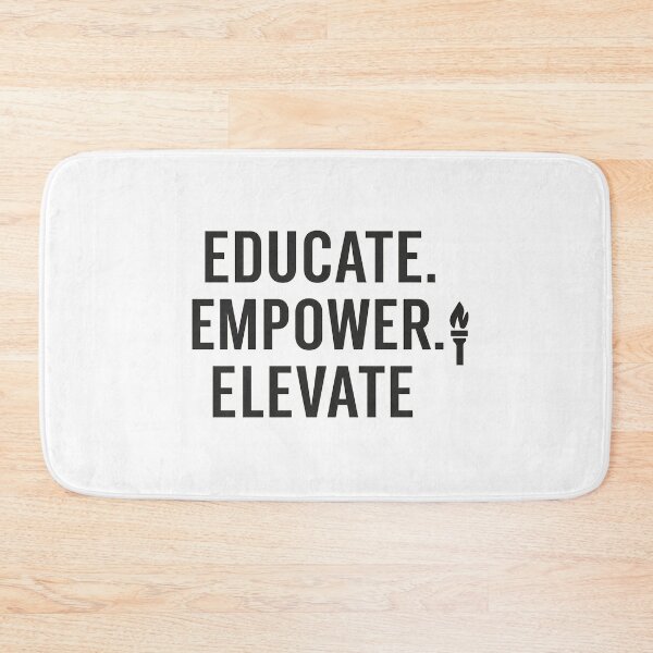 Item preview, Educate Empower Elevate | Delta Sigma Theta Torch Sticker designed and sold by summer-loving.