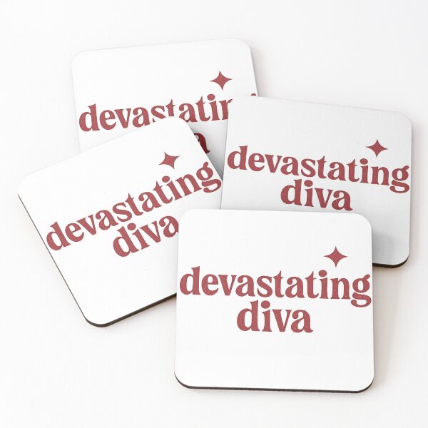 Item preview, Devastating Diva Sticker | Glitter Red DST Aesthetic designed and sold by summer-loving.