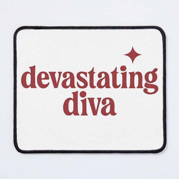 Item preview, Devastating Diva Sticker | Glitter Red DST Aesthetic designed and sold by summer-loving.