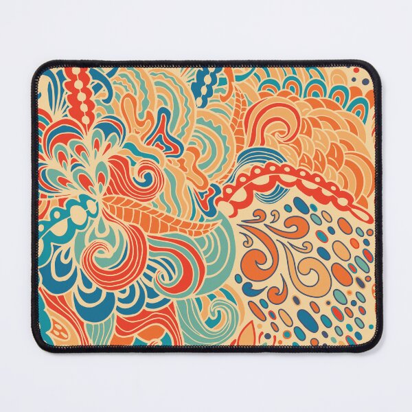Item preview, Colorful abstract seamless pattern. 60s hippie psychedelic art designed and sold by Argunika.