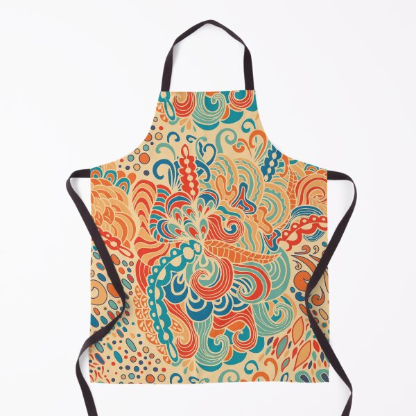 Item preview, Colorful abstract seamless pattern. 60s hippie psychedelic art designed and sold by Argunika.