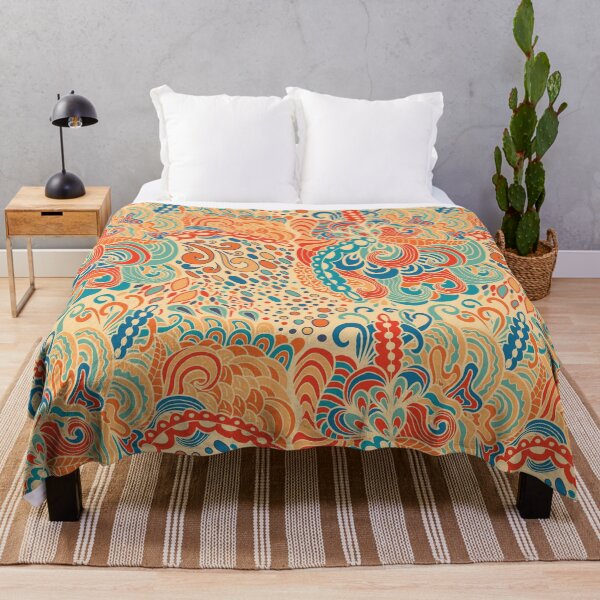 Item preview, Colorful abstract seamless pattern. 60s hippie psychedelic art designed and sold by Argunika.