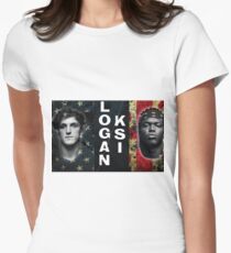 Logan Paul vs KSI Women's Fitted T-Shirt