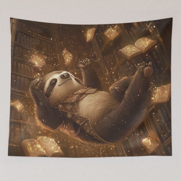 Item preview, Sleepy Sloth Wizard designed and sold by Rtymer.