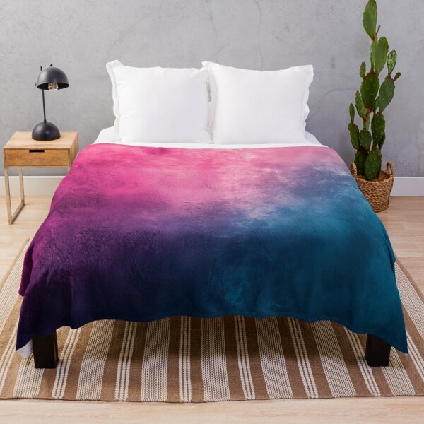 Item preview, Bright Magenta and Cyan Retro Grainy Gradient seamless pattern designed and sold by seelya83.