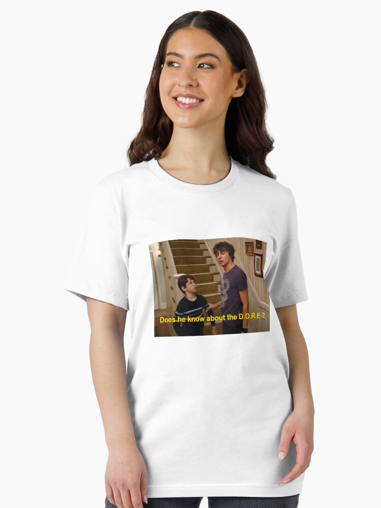 Does He Know About The D.O.R.E. Essential T-Shirt