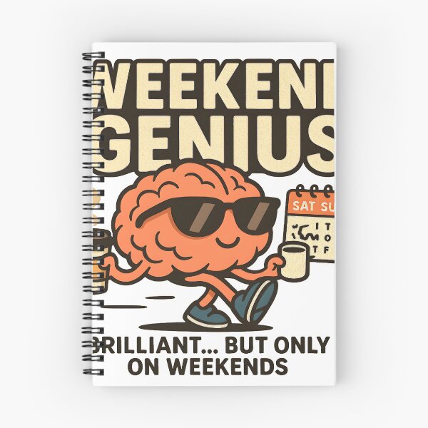 Item preview, Weekend Genius – Brilliant… but only on weekends designed and sold by SoulsetJourney.