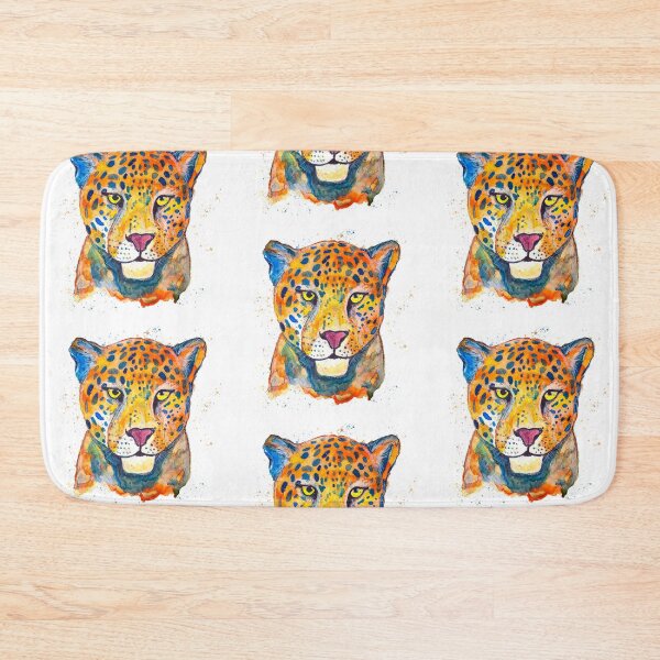Item preview, Wild Gaze – Jaguar Watercolor Portrait designed and sold by Pintarrajearte.