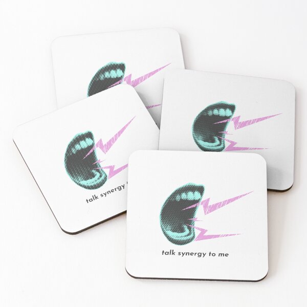Item preview, Talk Synergy to Me – Pop Art Humor designed and sold by OOO Studio.