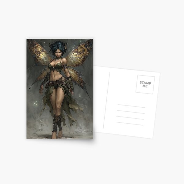 Item preview, Shadowed Sprite: A Woodland Guardian designed and sold by bloorose.