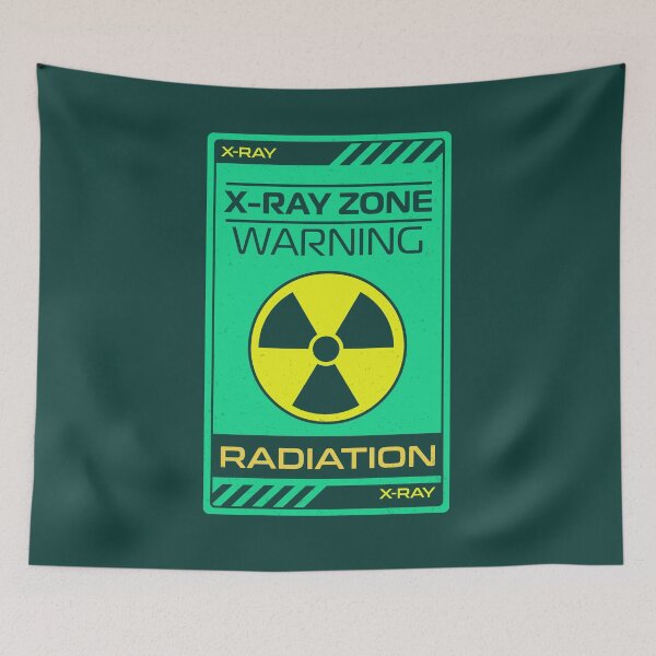 Item preview, X-Ray zone Warning Radiation designed and sold by ElseWorldDesign.