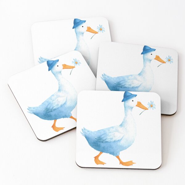 Item preview, White Duck With Daisy designed and sold by xiao xuans.