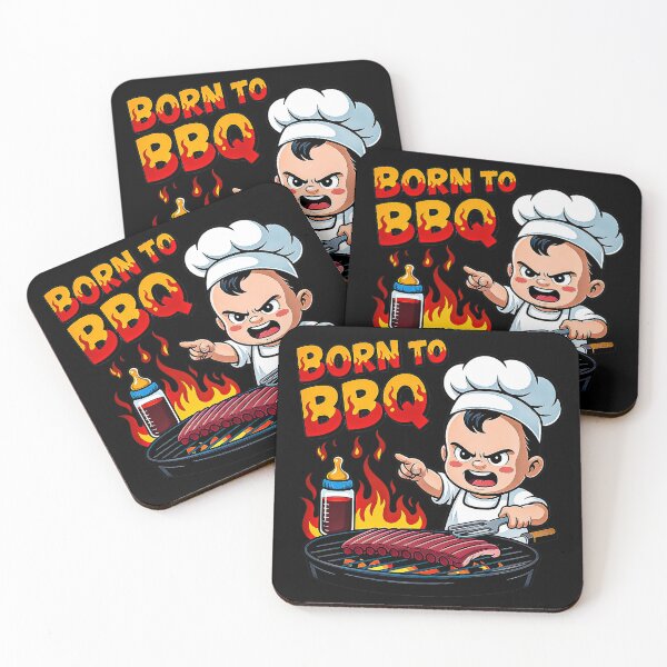 Item preview, Born to BBQ Funny Baby Grill Shirt designed and sold by Amanda's Factory.