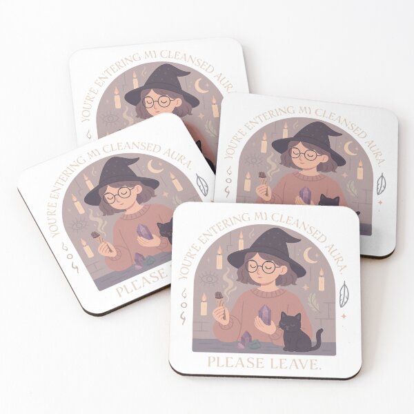 Item preview, Cleansed Aura Witch – Introvert Spiritual Design designed and sold by THE STYLE LAB.