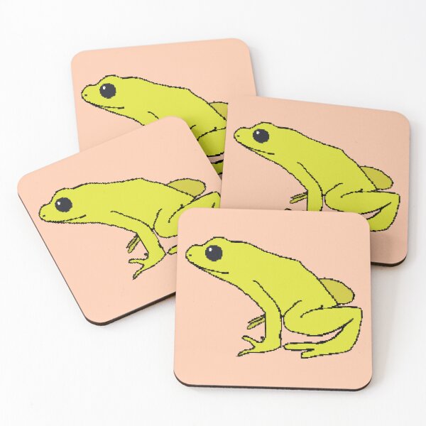 Item preview, Golden poison dart frog designed and sold by Leapingdoe.