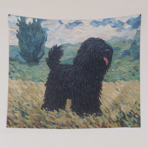 Item preview, Puli dog | Post-impressionist painting style designed and sold by ComicsFactory.
