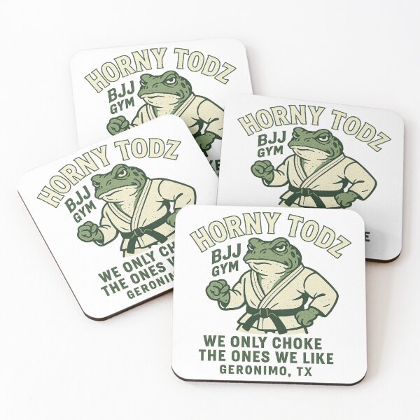 Item preview, Horny Todz BJJ Gym- Geronimo,TX designed and sold by Mental Schitz.