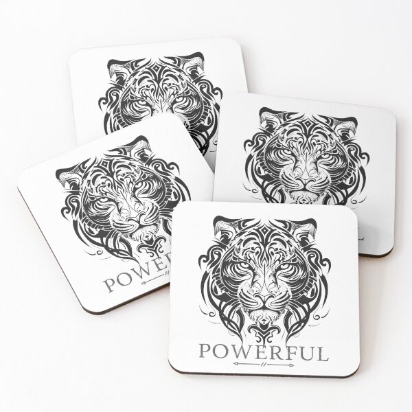 Item preview, Powerful Tribal Tiger Roar designed and sold by ShadowAndSlate.
