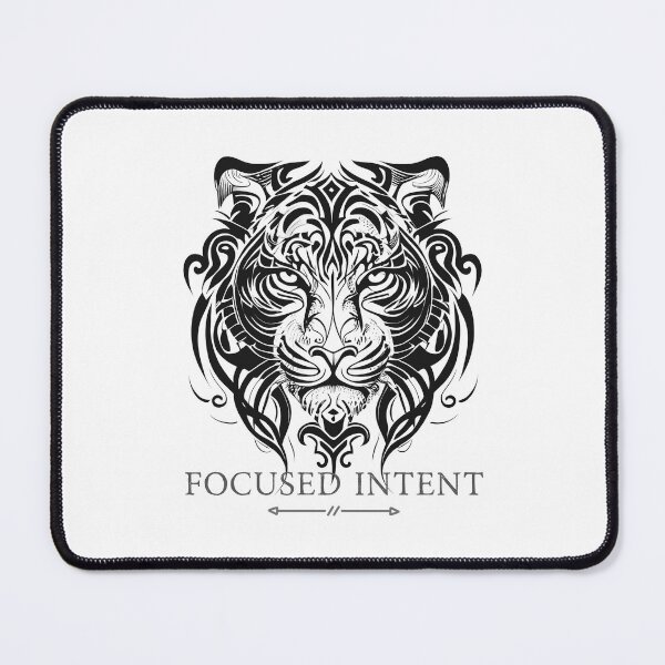 Item preview, Focused Intent Tribal Tiger designed and sold by ShadowAndSlate.