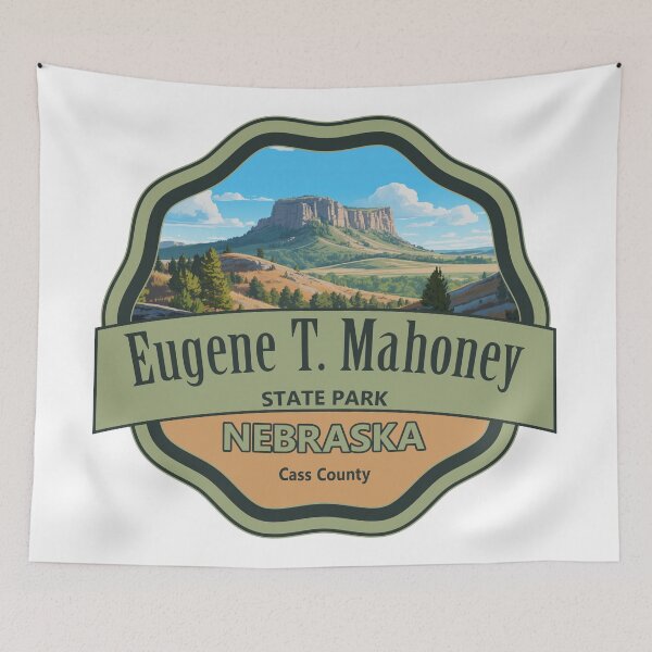 Item preview, Eugene T. Mahoney State Park, Cass County, Nebraska designed and sold by Wanderful-roads.
