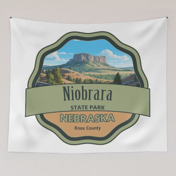 Item preview, Niobrara State Park, Knox County, Nebraska designed and sold by Wanderful-roads.