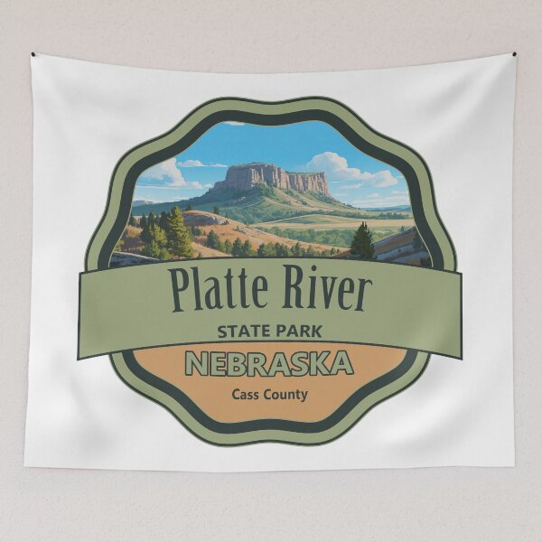 Item preview, Platte River State Park, Cass County, Nebraska designed and sold by Wanderful-roads.