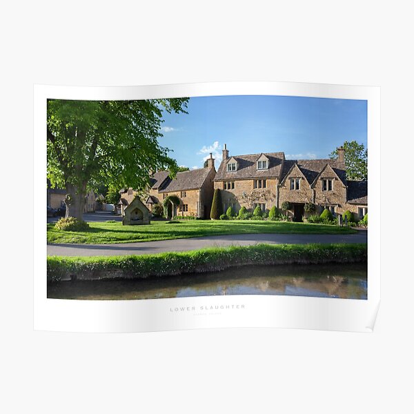 Lower Slaughter Poster