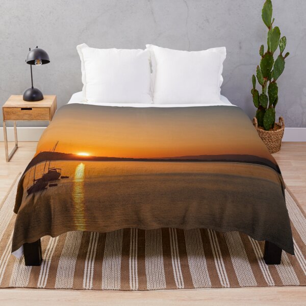Item preview, Rothesay Bay Sunrise Isle of Bute Scotland designed and sold by Kasia Design.