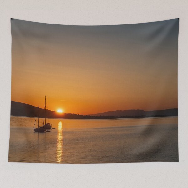 Item preview, Rothesay Bay Sunrise Isle of Bute Scotland designed and sold by Kasia Design.