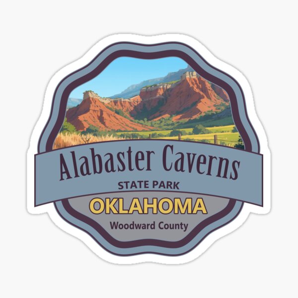 Item preview, Alabaster Caverns State Park, Woodward County, Oklahoma designed and sold by Wanderful-roads.