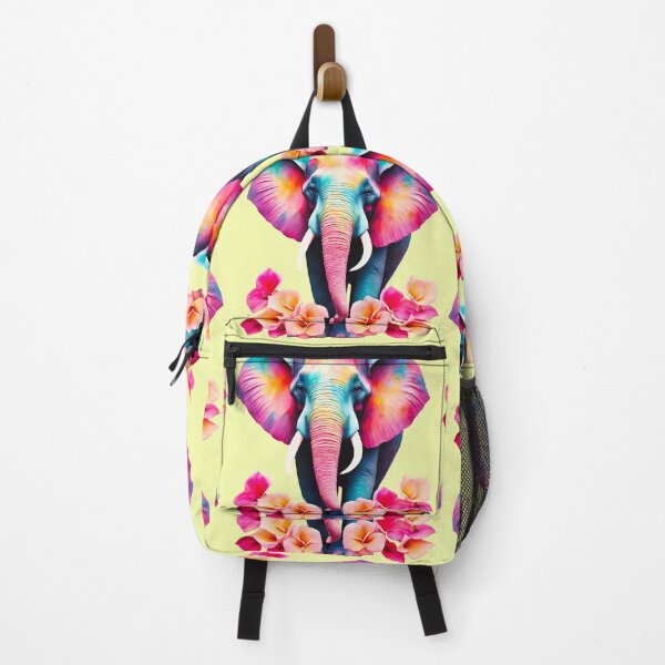Item preview, Magic and colorful elephant with flowers designed and sold by agamilion.