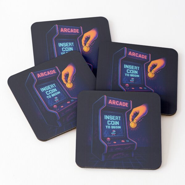 Item preview, Insert Coin – Retro Arcade designed and sold by Nostalgia Zone.