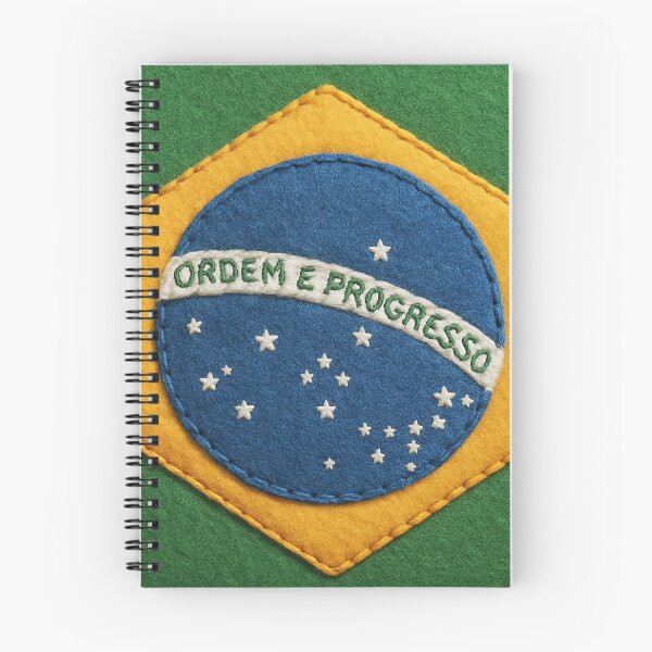 Item preview, Felt Brazilian Flag with Stitched Texture designed and sold by PMG Shop.
