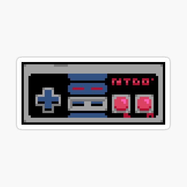 Item preview, NES Controller Pixel Art designed and sold by coffeeboot.