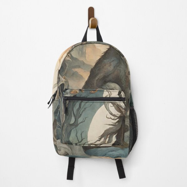 Item preview, Mythical Fairytale Creature – Whimsical Swirl Design in Muted Tones designed and sold by echowood26.