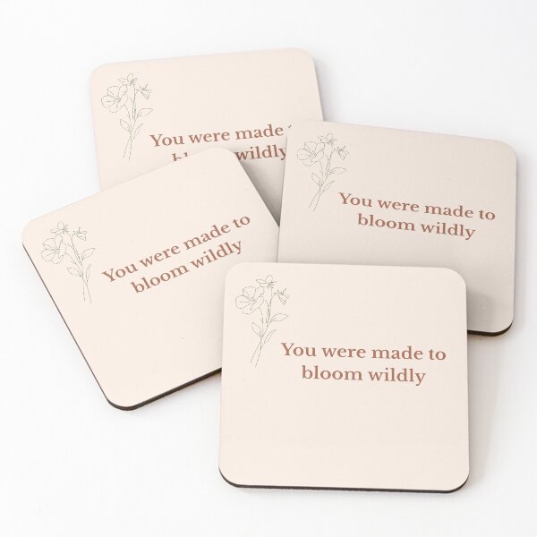 Item preview, Bloom Wildly - Boho botanical quote Design designed and sold by TiMa88..