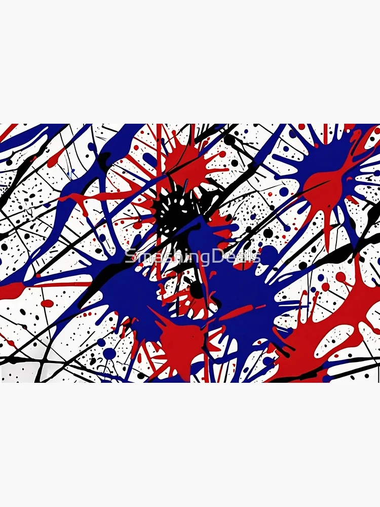 Thumbnail 3 of 3, Journal, Drip Style Abstract Pattern designed and sold by SmashingDeals.