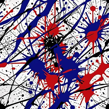 Artwork thumbnail, Drip Style Abstract Pattern by SmashingDeals