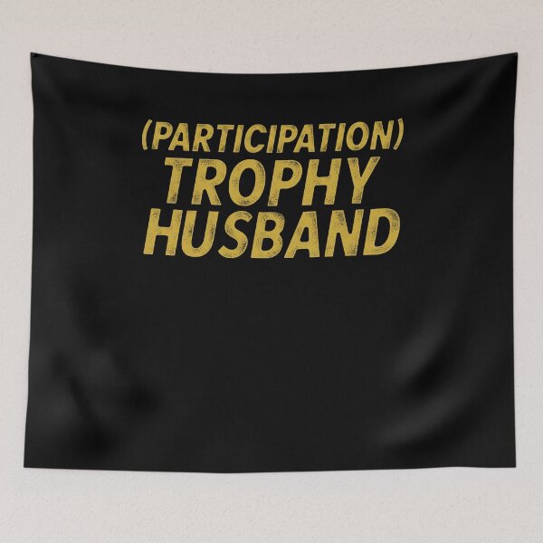 Item preview, Participation Trophy Husband Vintage Anniversary Gag T-Shirt designed and sold by LookTwice.