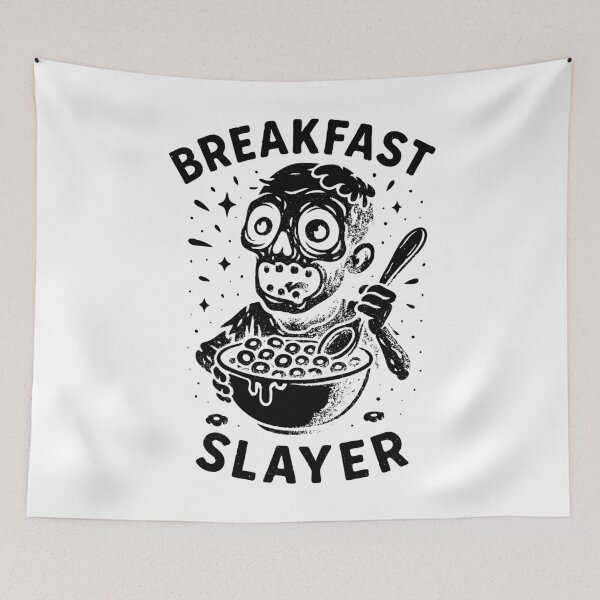 Item preview, Breakfast Slayer (In Black) designed and sold by VelvetRoom.