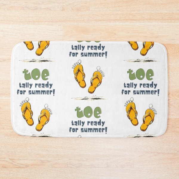 Item preview, Step into Summer with a Giggle: Toe-tally Ready for Summer Flip-Flop Fun and Exaggerated Toes!! designed and sold by FUNqoosh.