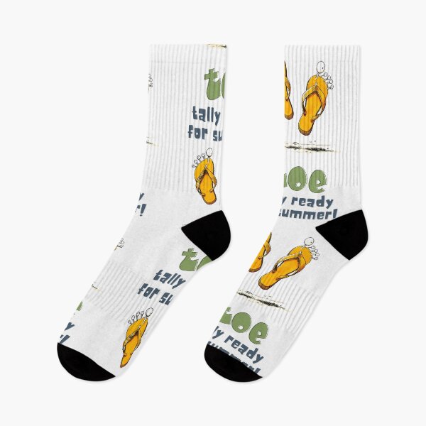 Item preview, Step into Summer with a Giggle: Toe-tally Ready for Summer Flip-Flop Fun and Exaggerated Toes!! designed and sold by FUNqoosh.